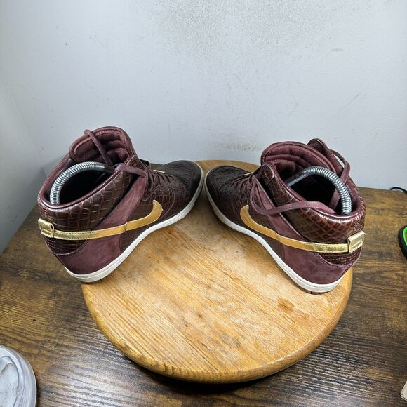 Nike Dunk Sky Hi City Wedge Milan 2012 Rare Women's Size 8.5 598216-200 - Picture 5 of 8